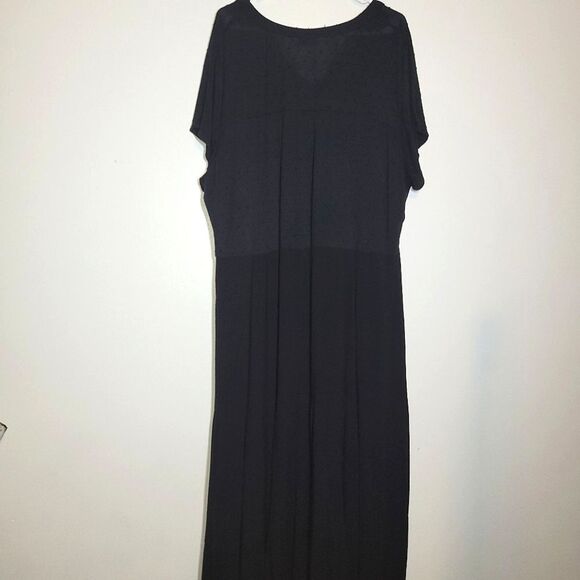 Sonoma Black Tiered Boho Maxi Dress 2X - Picture 9 of 15